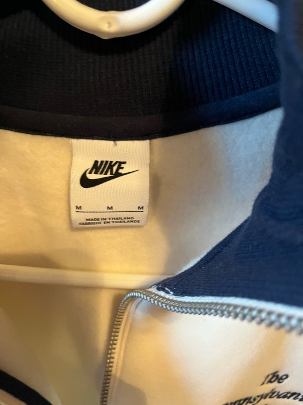 Nike NWT Penn State quarter zip top size medium orig $80 - Picture 3 of 5